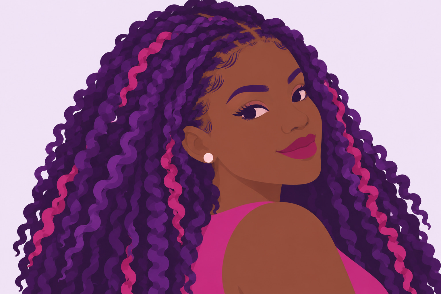 Crochet illustration